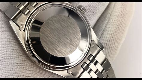 lapping rolex|Rolex Datejust Caseback Restoration, Refinish, Lapping.